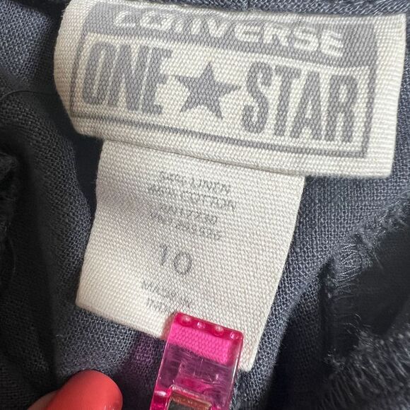 CONVERSE x TARGET LINEN BLEND CASUAL CLASSIC EVERYDAY WEAR SIMPLE SHORTS SZ.10 - Picture 8 of 8